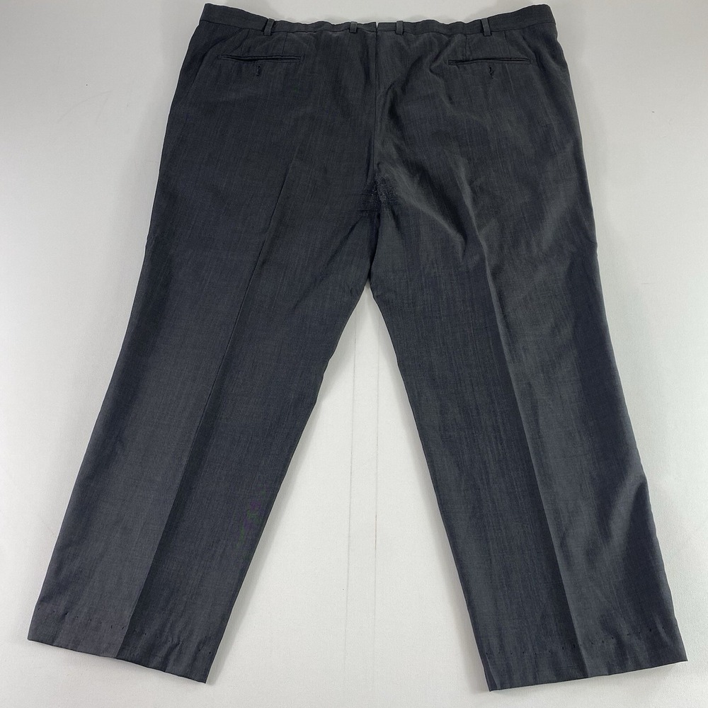 Ermenegildo Zegna Dress Pants 48x30 Mila Dark Grey Wool Silk 5-Pocket 7-68R - Picture 2 of 11